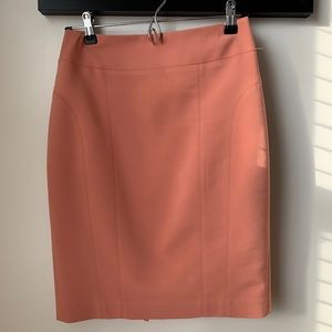 Express Salmon Colored Pencil Skirt